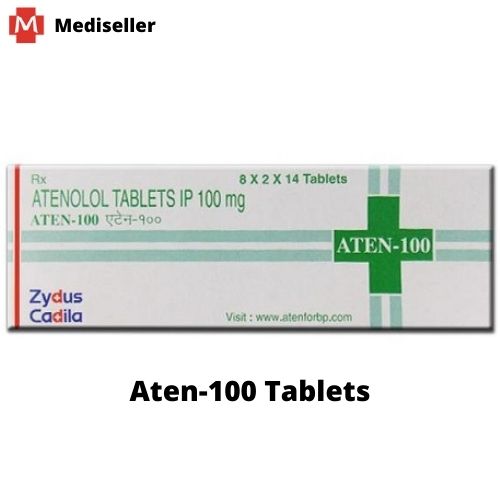 Aten 100 Tablet (Atenolol 100mg)