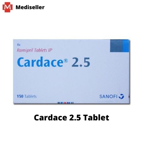 Cardace 2.5 Tablet | High blood pressure | Ramipril (2.5mg)