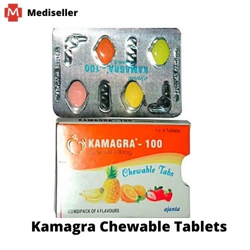 Kamagra Chewable (Sildenafil 100mg) Tablets