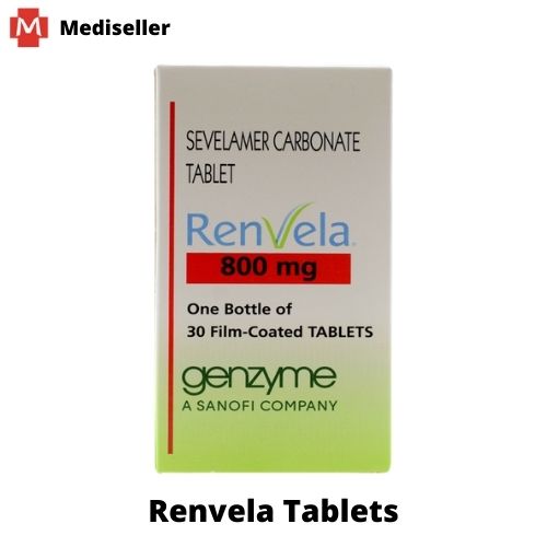 Sevelamer  Renvela 800 mg Tablet