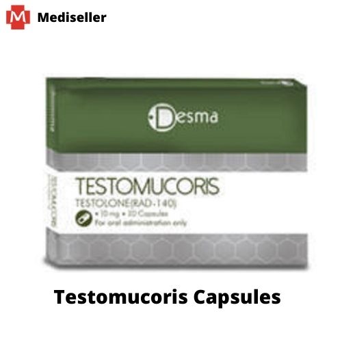 Testomucoris (Testolone RAD-140) capsules
